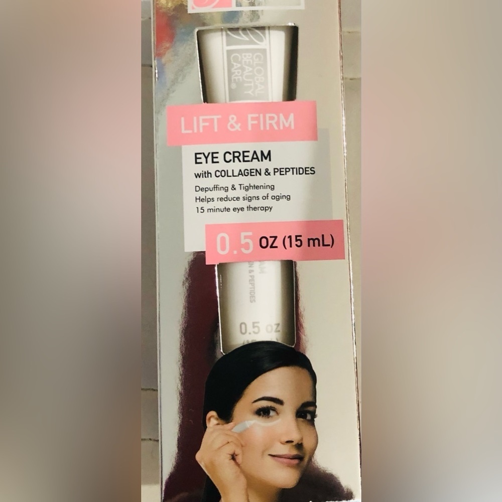2 collagen‎ peptides Lift & Firm depuffing & tightening Eye Cream new